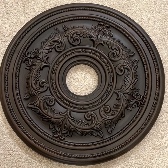 Versailles Imperial Bronze Ceiling Medallion - Picture 1 of 11